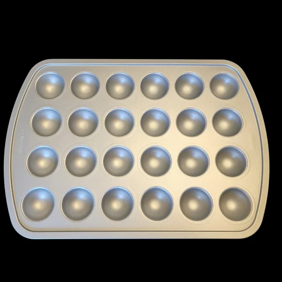 Pampered Chef DONUT HOLE PAN New Blue Turquoise